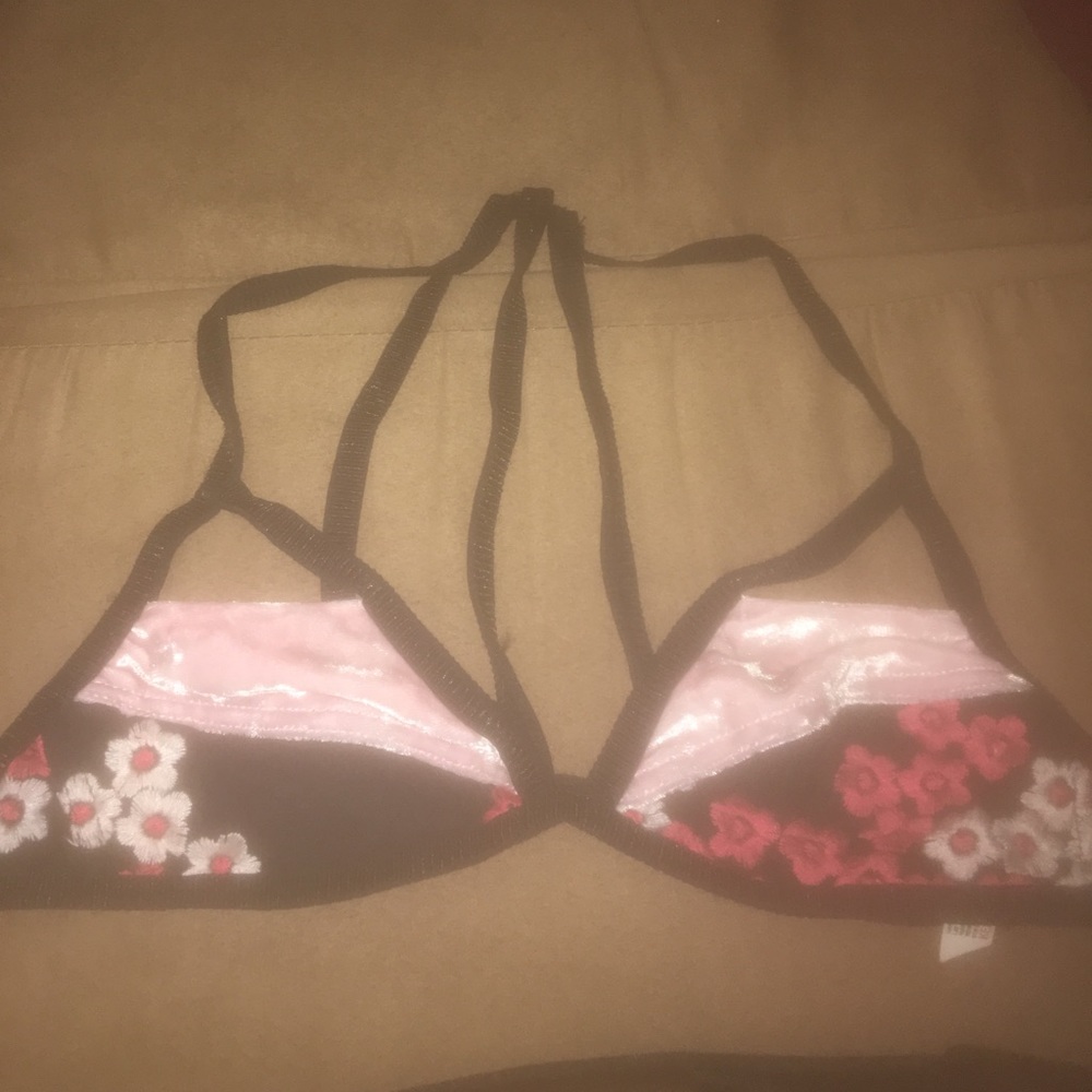 Urban outfitters velvet bralette